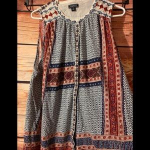 Lucky brand boho plus top